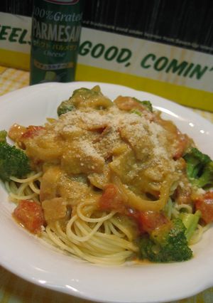 カレークリームソースのパスタ-レシピのメイン写真