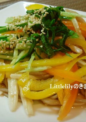 山芋入り蕎麦サラダ-レシピのメイン写真