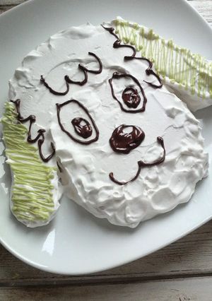 祝♪１歳 わんわん バースデーケーキ-レシピのメイン写真