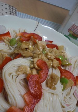 簡単さわやか♪　彩りそうめん-レシピのメイン写真