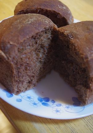 黒い材料ばかり使ったよ♪まっくろパン!-レシピのメイン写真