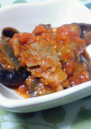 簡単☆なすと牛肉のトマト煮込み-レシピのメイン写真