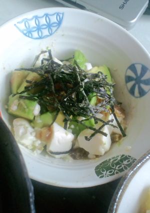 アボカドと豆腐の梅わさび和え-レシピのメイン写真