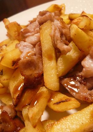 超簡単♪じゃがいもと豚肉の炒め物-レシピのメイン写真