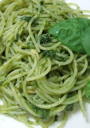 リングイネのジェノヴァ風ソースパスタ-レシピのメイン写真
