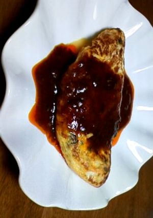 鮭と野菜のオムレツ-レシピのメイン写真