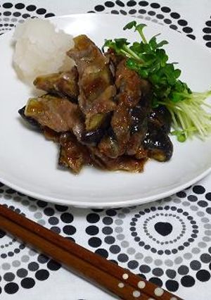 茄子と豚肉の簡単蒸し♪-レシピのメイン写真