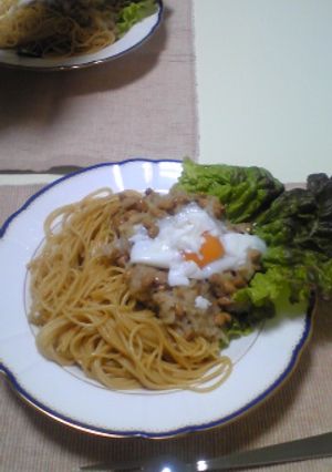 納豆スパゲッティ-レシピのメイン写真
