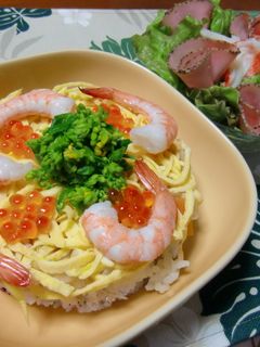 ケーキみたいなちらし寿司♪-レシピのメイン写真