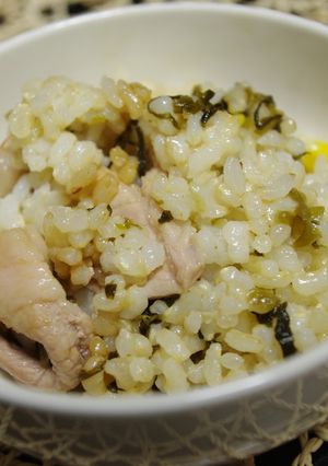 豚肉とコーンの高菜チャーハン-レシピのメイン写真