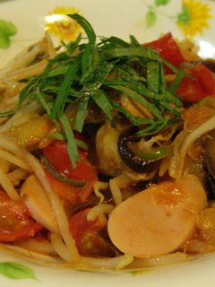 梅酒に合う夏野菜のラー油炒め-レシピのメイン写真