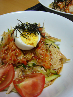 夏にぴったり!!そうめんで辛うまビビン麺-レシピのメイン写真