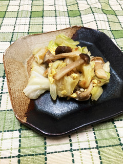しめじとキャベツのオイスターソース炒め-レシピのメイン写真
