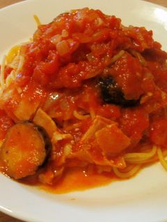 定番!なすベーコンのトマトソースパスタ-レシピのメイン写真