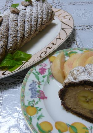 ♪チョコ de バナナロールケーキ♪-レシピのメイン写真