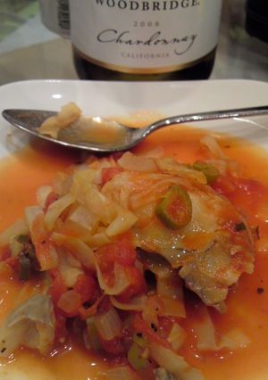 白身魚のトマト煮込み-レシピのメイン写真