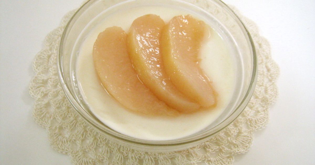 パンナコッタ 桃のパンナコッタ by まりも1016 【クックパッド】 簡単おいしい