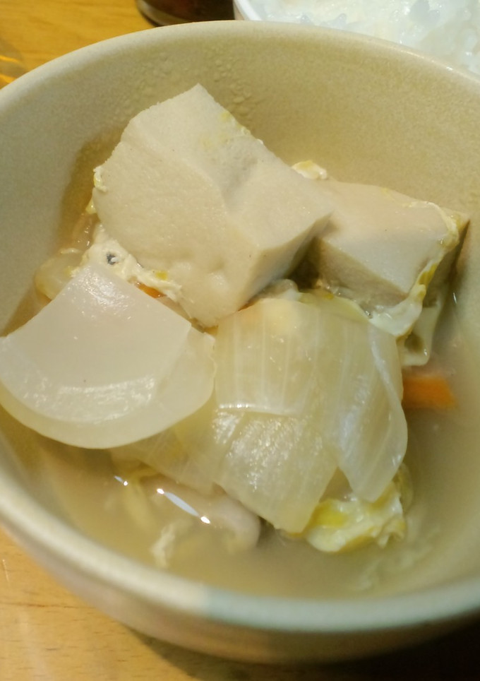高野豆腐の卵とじ　野菜たくさん-レシピのメイン写真
