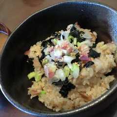 รูปของ なめたけとツナの炊き込み☆薬味のせ