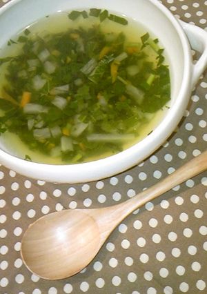 モロヘイヤの野菜スープ-レシピのメイン写真