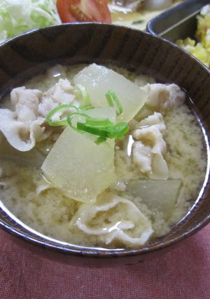 冬瓜の豚汁-レシピのメイン写真