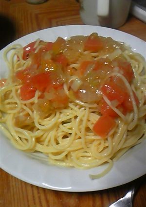 簡単☆冷製トマトパスタ-レシピのメイン写真