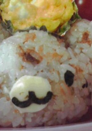 キャラ弁♪簡単くまさん-レシピのメイン写真