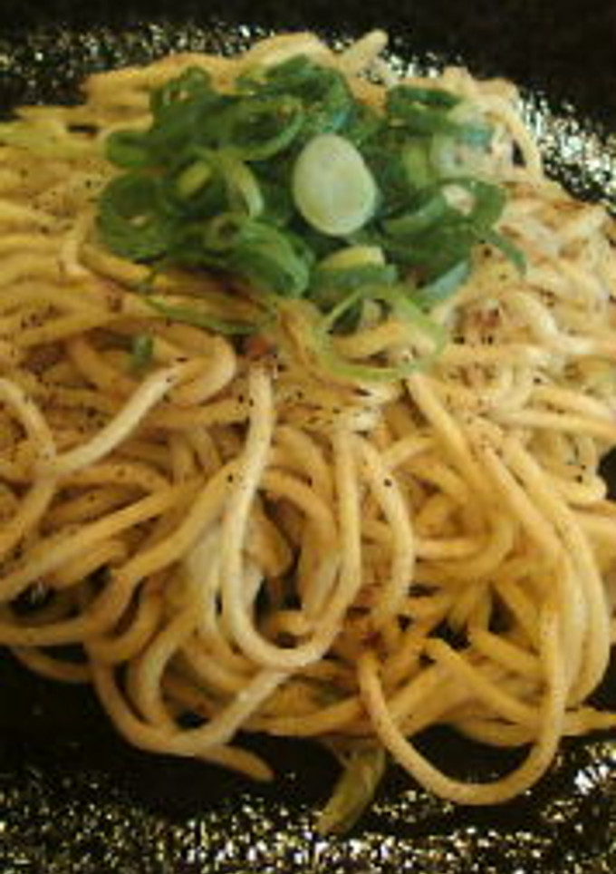 簡単！ネギと鰹節だけの塩焼きそば-レシピのメイン写真