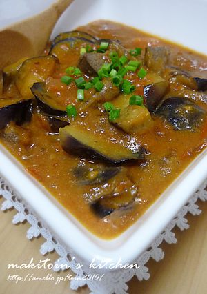 豚レバーとトマトとナスでオイスター炒め煮-レシピのメイン写真