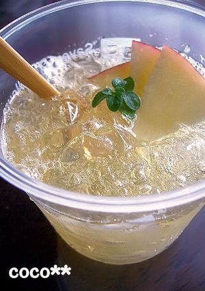 アップルタイザー風☆飲むクラッシュゼリー-レシピのメイン写真