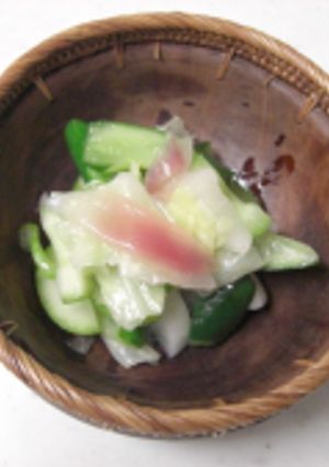 ミョウガとキュウリの甘酢漬け-レシピのメイン写真