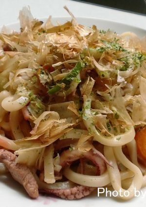 うちのミックス焼きうどん（＾＾！-レシピのメイン写真