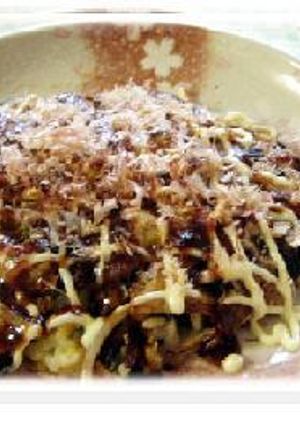 ご飯でお好み焼き♪-レシピのメイン写真