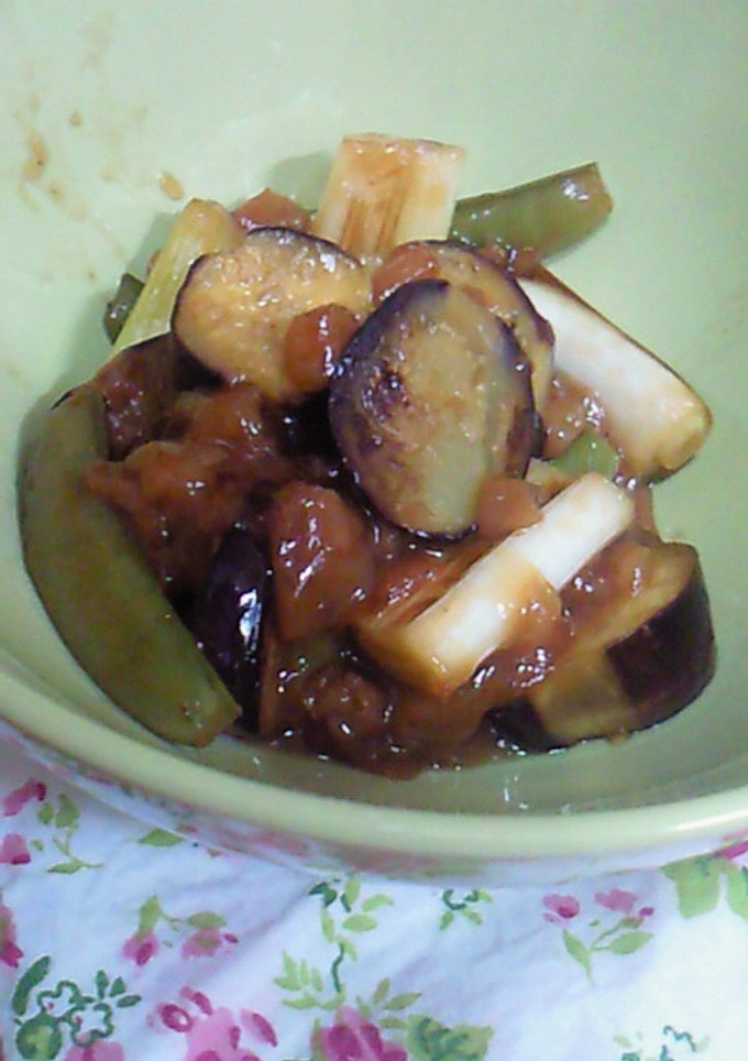 さっぱり♪野菜と梅の炒め物-レシピのメイン写真