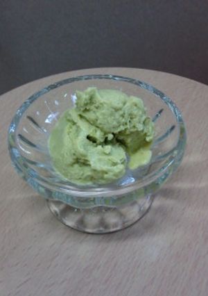 豆腐でスイーツ☆アボカドアイス☆-レシピのメイン写真