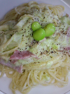 枝豆のクリームパスタ-レシピのメイン写真