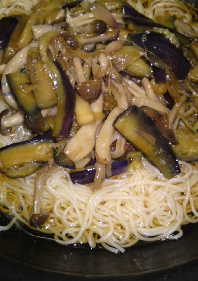 ナスとみょうがのぶっかけそうめん-レシピのメイン写真