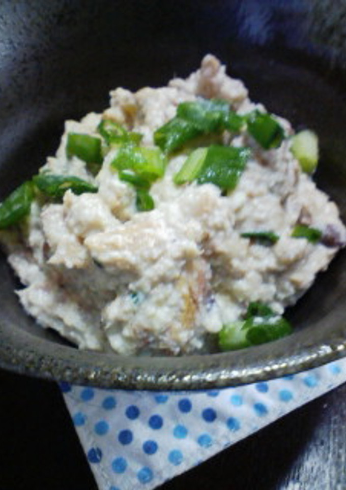 混ぜるだけ！！豆腐と焼き鯖缶詰の和え物-レシピのメイン写真