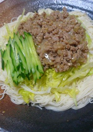 ★肉味噌そうめん（うどん）★-レシピのメイン写真