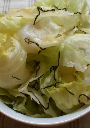 レタスの海苔わさび和え★簡単時短♪つまみ-レシピのメイン写真