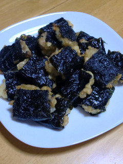 エビはんぺんの海苔の挟み焼き-レシピのメイン写真