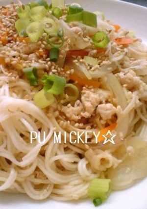 炒めそうめん☆(そうめんチャンプルー)-レシピのメイン写真
