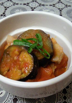 トマト・なす煮-レシピのメイン写真