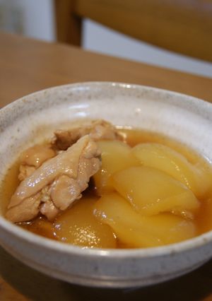 ちゅる～んとろ～ん　夕顔と鶏の煮物-レシピのメイン写真