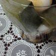 抹茶寒天~コーヒーシロップをかけて