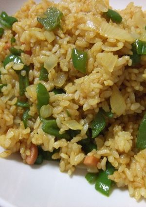 ☆冷蔵庫にある材料で！カレーピラフ☆-レシピのメイン写真