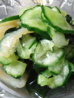 夏は酢の物★くらげときゅうり-レシピのメイン写真