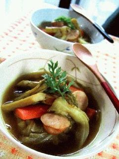 キャベツたっぷりカレースープ。-レシピのメイン写真