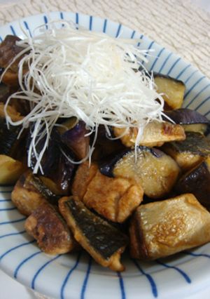 さばとナスのコロコロしょうが焼き-レシピのメイン写真