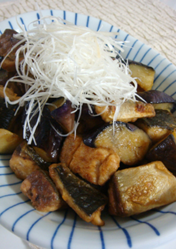 さばとナスのコロコロしょうが焼き-レシピのメイン写真
